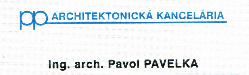 PP architektonický ateliér - Ing. arch. Pavol Pavelka