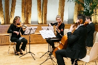 Hudobný sprievod promočného ceremoniálu v podaní univerzitného kvarteta TU Wien